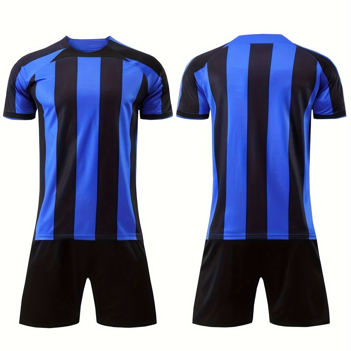 2Pcs Boys Soccer Jersey & Shorts Set Quick Dry Football Clothes