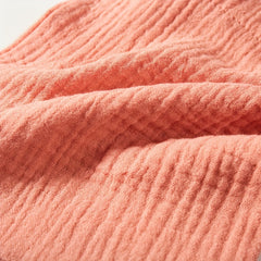 Red Double Layer Cotton Baby Bed Side Storage Bag