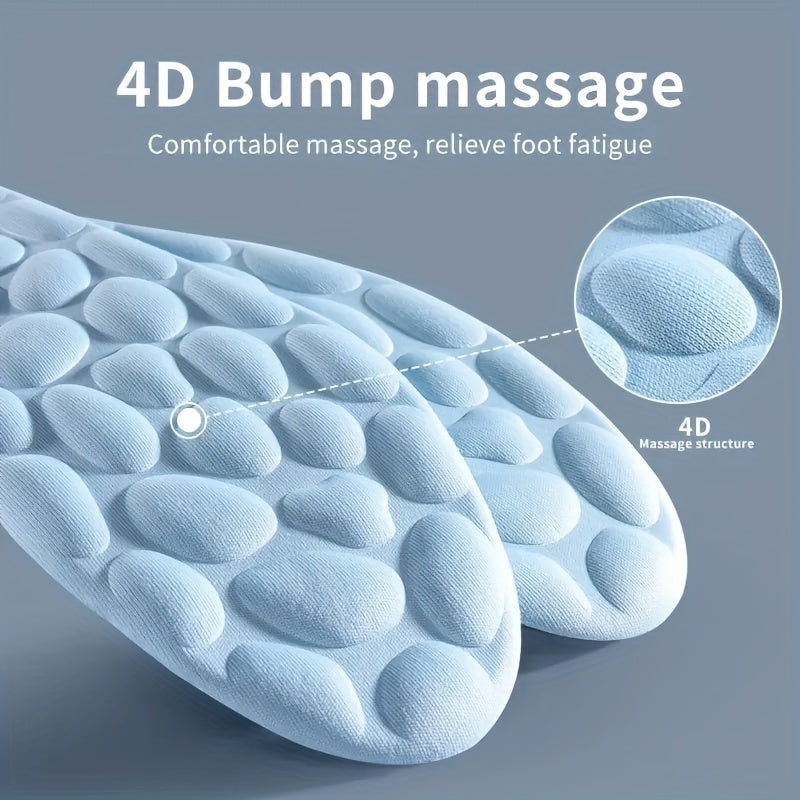 Memory Foam Massage Insoles Breathable Sport Running Orthopedic Insoles