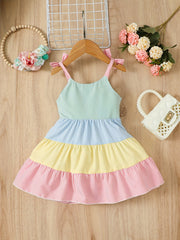 Rainbow Spaghetti Strap Dresses for a Colorful Wardrobe