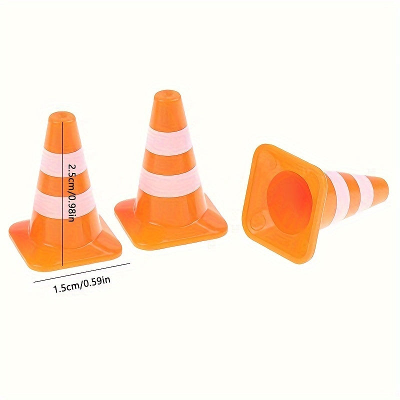 Mini Traffic Road Cones Toy Set