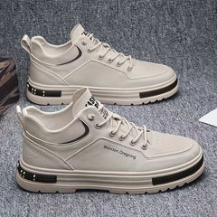 Men's High Top Skate Shoes Non Slip Sneakers Men's Footwear