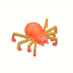 Link Chain Spider Toy Fidget Spinner Gift Plastic Assorted Colors