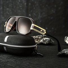 Men's Steampunk Style Sunglasses Vintage Metal Glasses