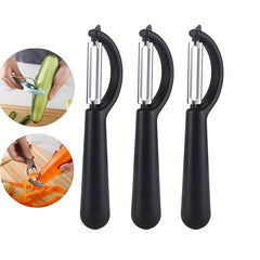 3pcs Stainless Steel Fruit Vegetable Potato Peeler Kitchen Tool