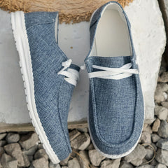 Women's Lace Up Lightweight Sneakers Low Top Shoes