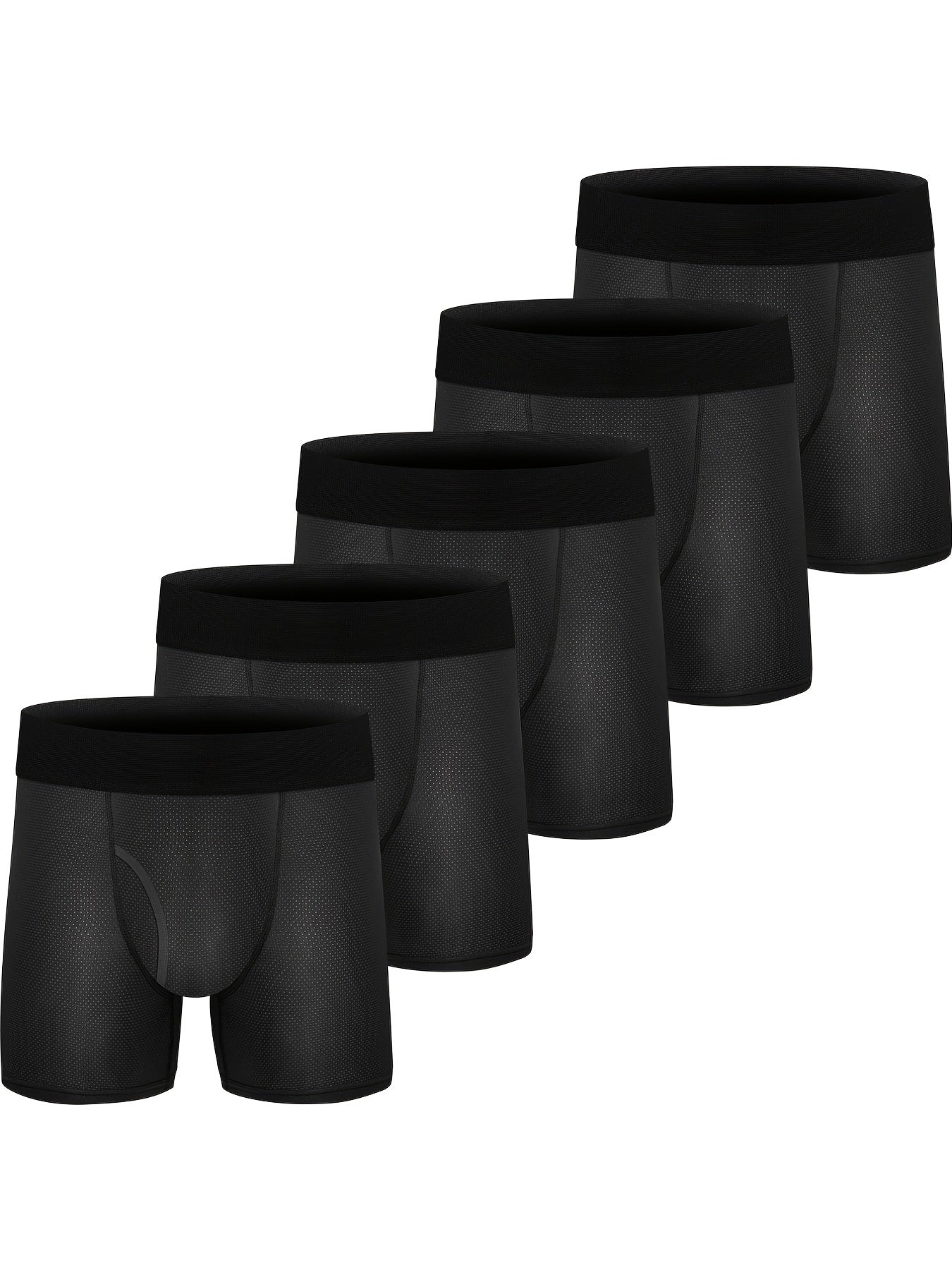5pcs Boys Boxer Briefs Underwear Soft Comfortable Breathable Kids Clothes