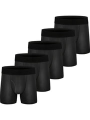 5pcs Boys Boxer Briefs Underwear Soft Comfortable Breathable Kids Clothes