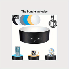 360 Auto Mute Spin Turntable for Displaying Tumblers Photography Videos