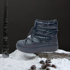 Women's Snow Boots Fleece Lined Waterproof Lace Up M