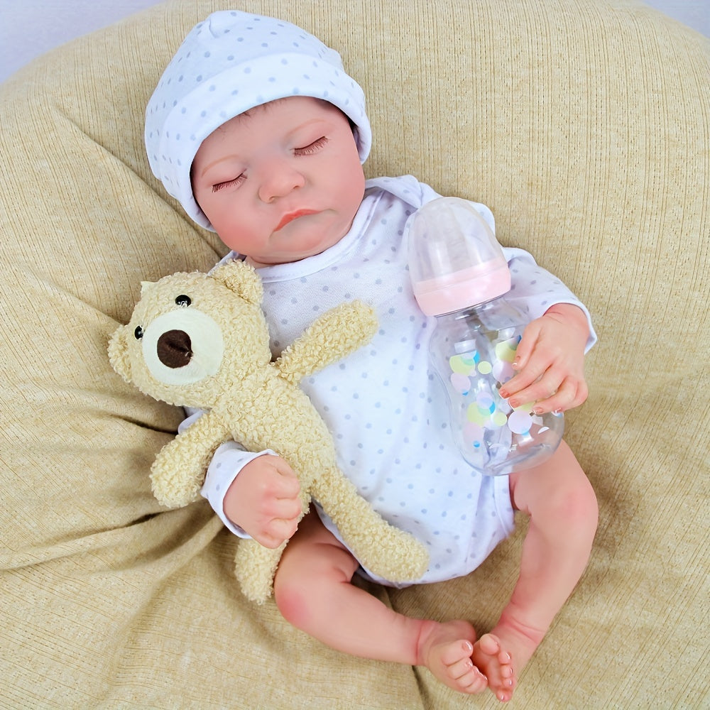 17 Inch Lifelike Reborn Baby Doll Soft Body Realistic Newborn Baby Doll