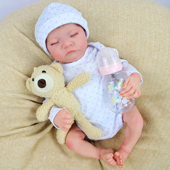 17 Inch Lifelike Reborn Baby Doll Soft Body Realistic Newborn Baby Doll