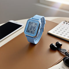 Girls' Waterproof Timer Wristwatch