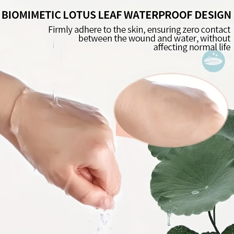 100PCS Waterproof Transparent Heel Stickers Anti Wear & Anti Friction