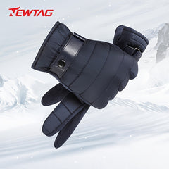 Winter Plus Velvet Windproof Touch Screen Gloves for Outdoor Cycling Skiing