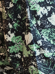 Leaf Pattern Print Men s Cropped Beach Pants