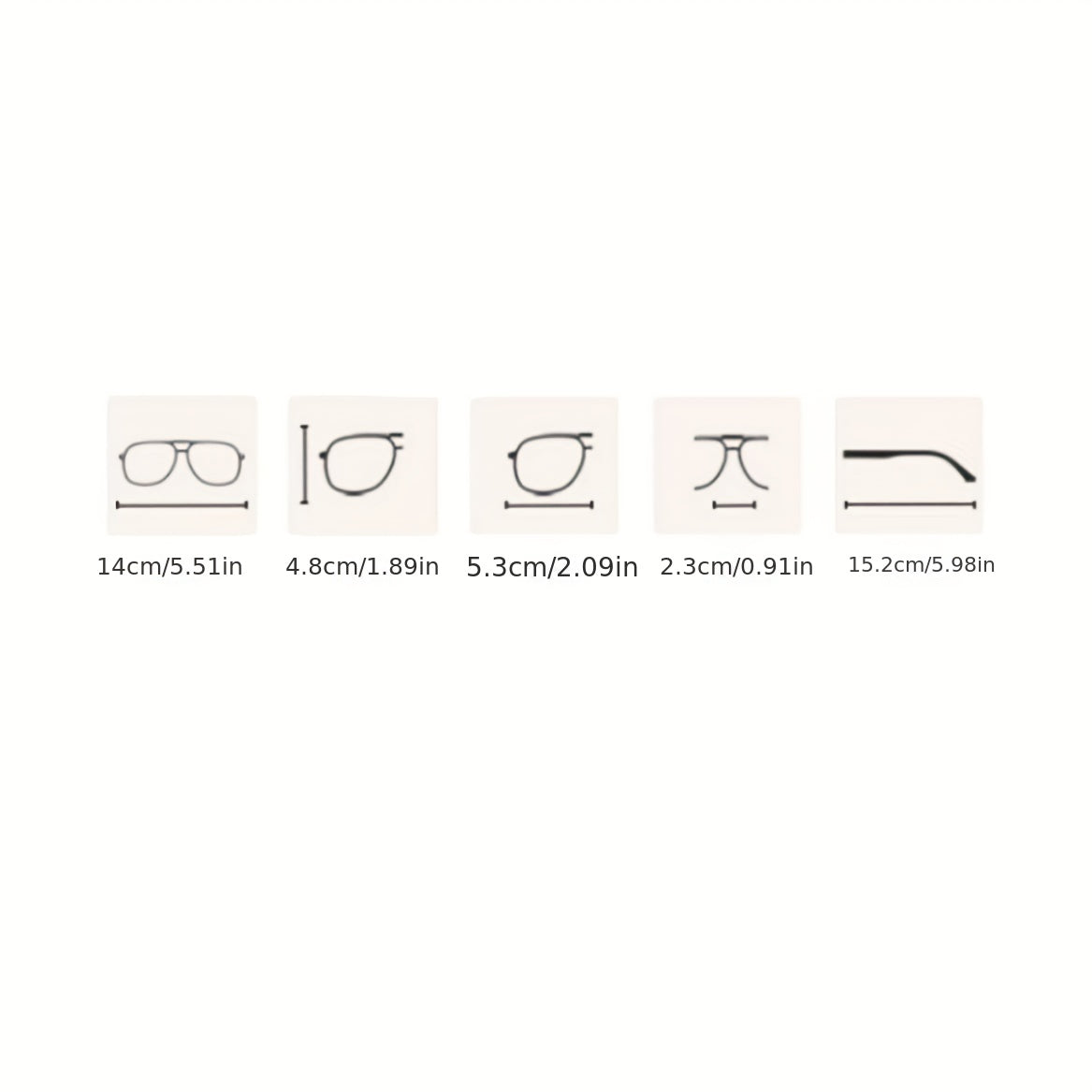 Gradient Round Frame Glasses Anti Light PC Eyewear For Men