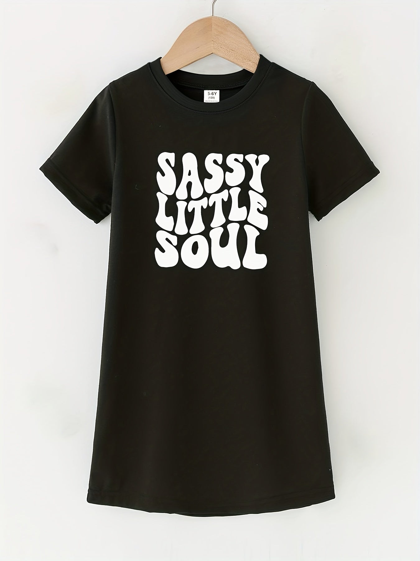 Toddler Girls SASSY LITTLE SOUL Graphic T Shirt Dress