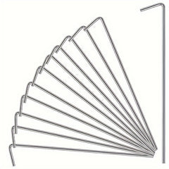 10pcs Heavy Duty Metal Stakes Tent Garden Pegs For Gardening And Canopy