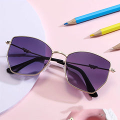 Girl's Polygonal Sunglasses Decoration Outdoor Beach Sunshade