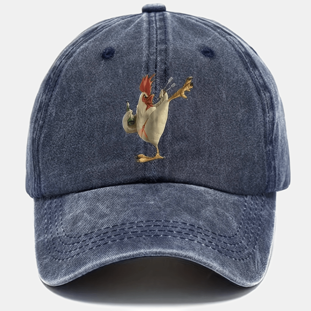 Fashionable Washed Embroidered Baseball Cap - Outdoor Hiking Cycling Travel