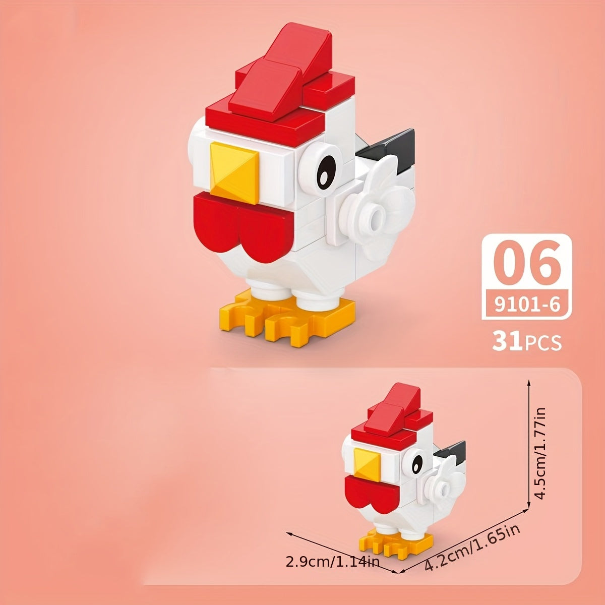 Pet Dog Animal Series Micro Blocks Toy Set