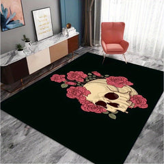 Modern Crystal Velvet Rug Soft and Comfortable Non Slip Sofa Floor Mat