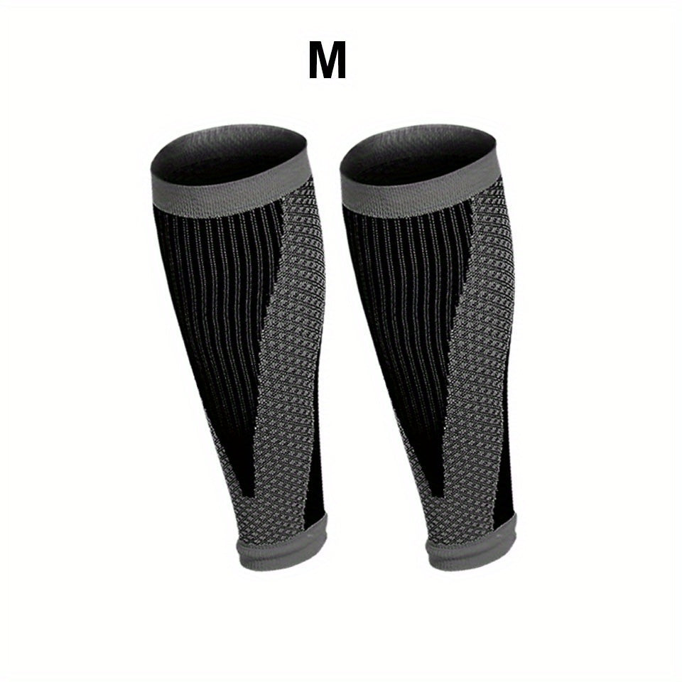 2pcs Sports Calf Protector Compression Sock Cover Men Women