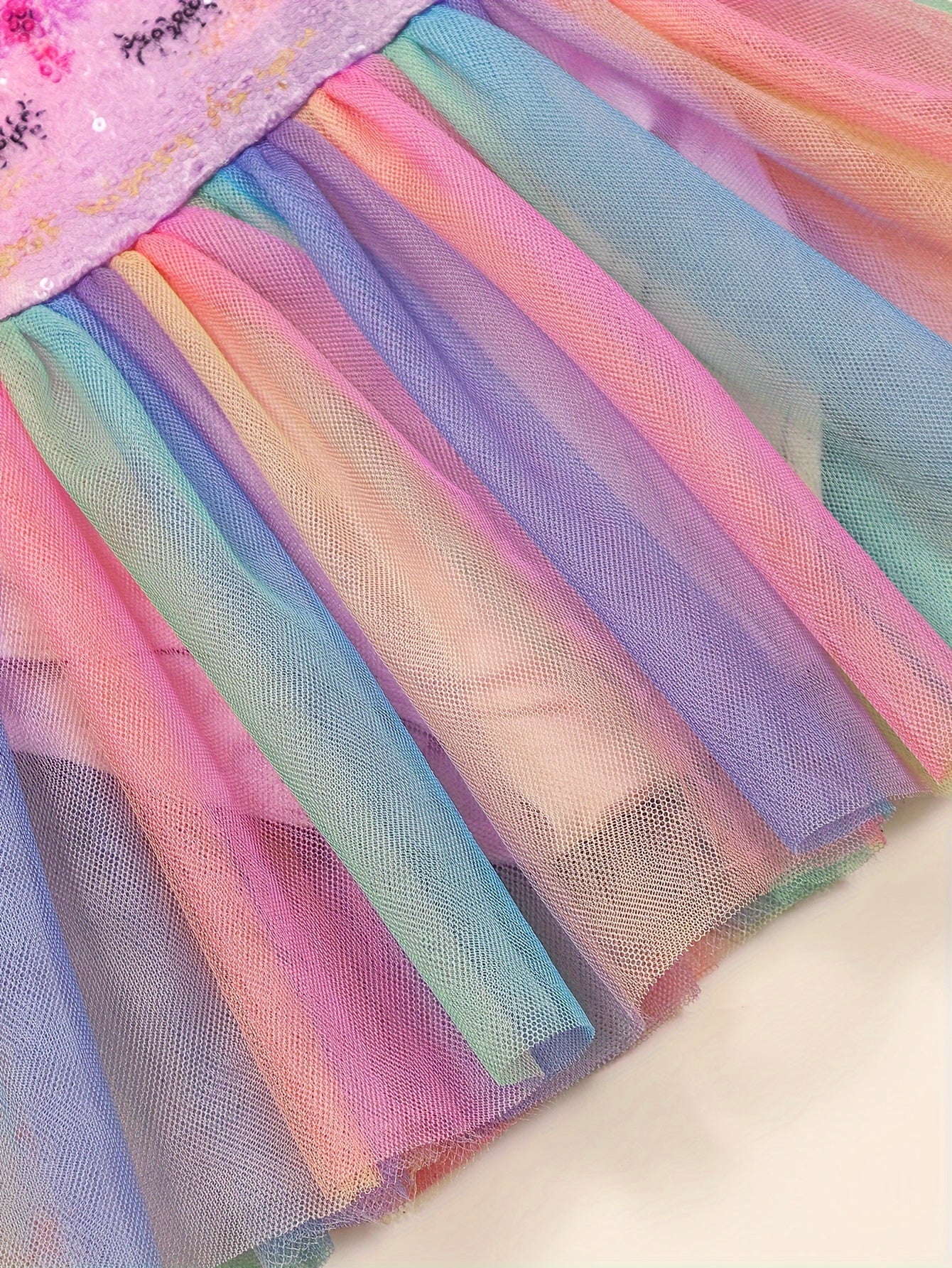 Unicorn Print Rainbow Tutu Ballet Leotard
