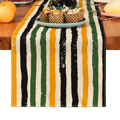 Bohemia Geometric Table Runner Linen Kitchen Dining Decoration