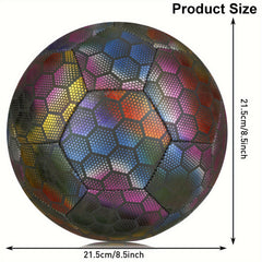 Reflective Fish Scale Soccer Ball Size 5