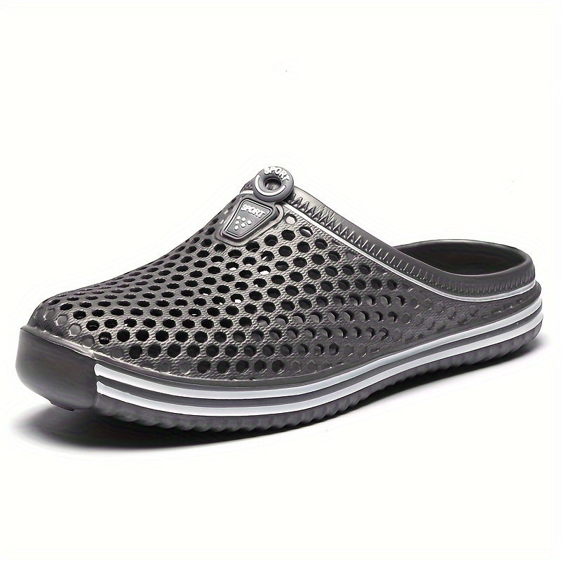 Women's Lightweight Solid Hole Shoes for Outdoor Comfort