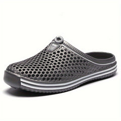 Women's Lightweight Solid Hole Shoes for Outdoor Comfort