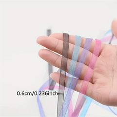 10 Yards 6mm Sheer Chiffon Ribbon Organza Satin Ribbons
