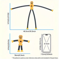 Flexible Telescopic Tube Shape Shifting Robot Toy for Kids