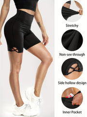 Tummy Control Biker Shorts High Waist Yoga Shorts