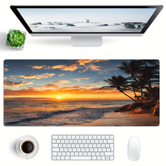 Sunset Beach Mouse Pad for Office