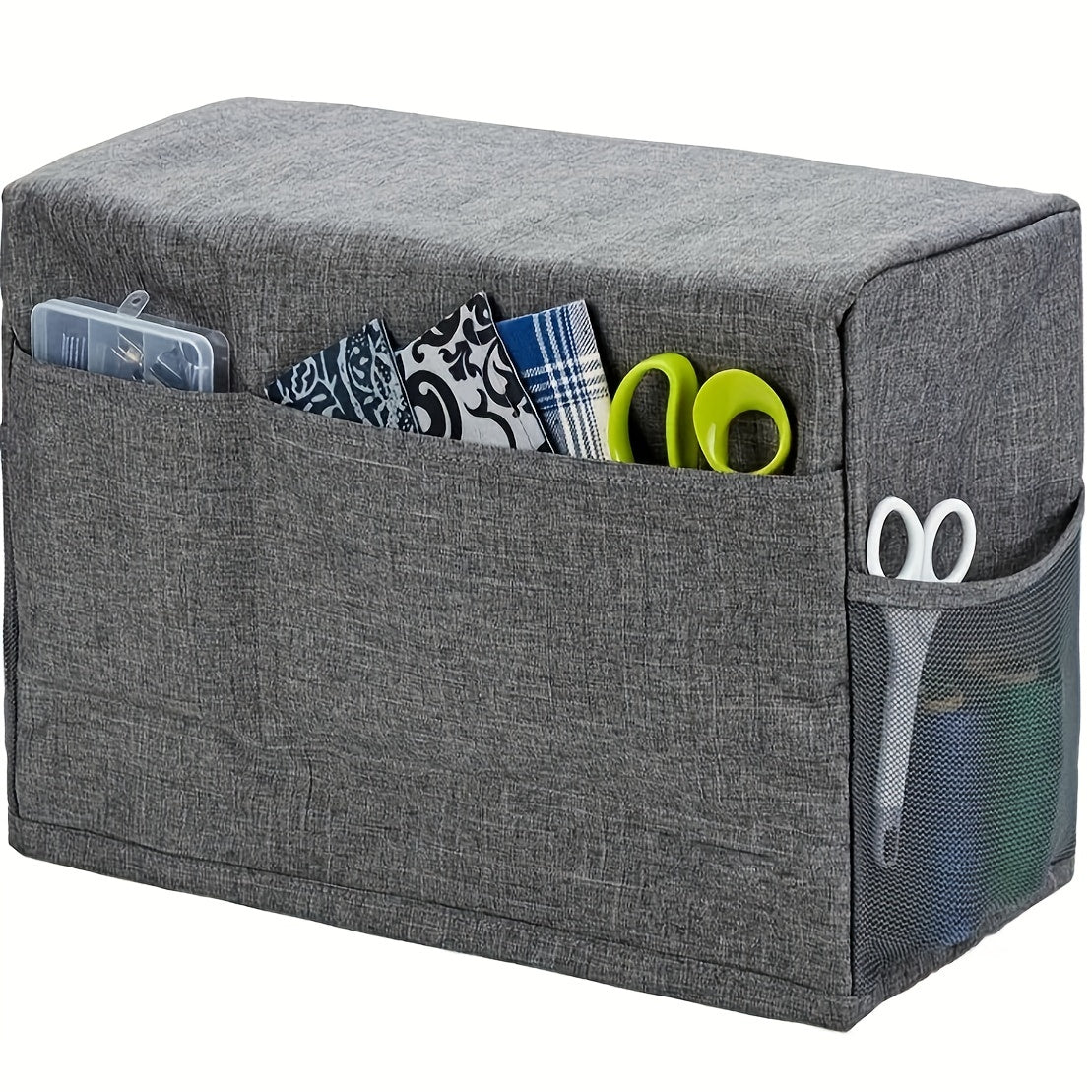Portable Sewing Machine Cover Waterproof Dust Cover With Side Pockets