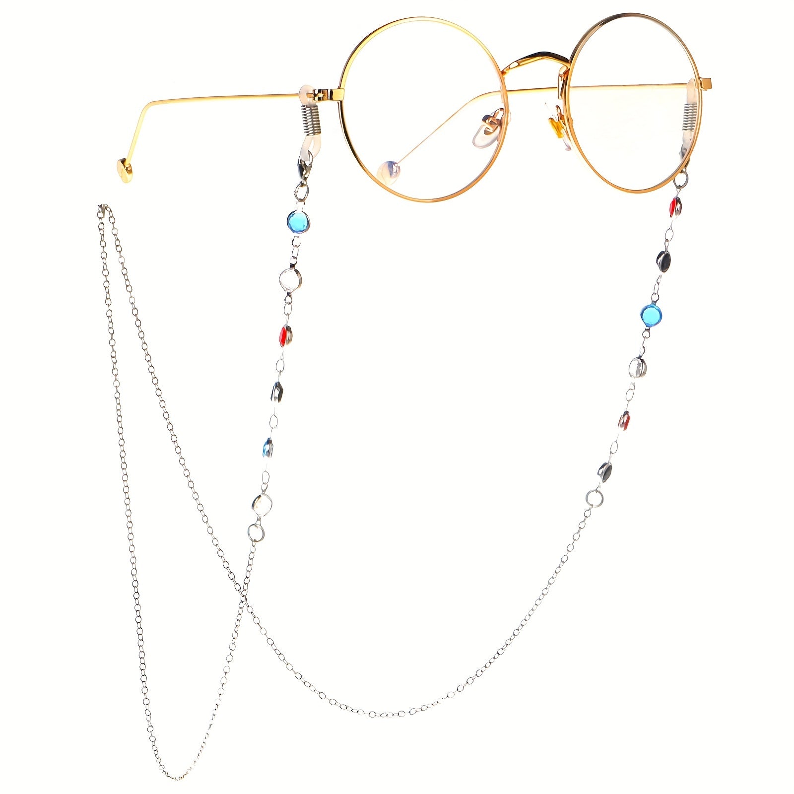 Crystal Glasses Chain Stylish Lanyard Strap Face Covering Accessory