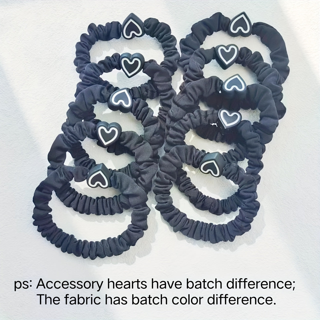 5 Pcs Love Hair Ties Elastic Band Headwear Mix