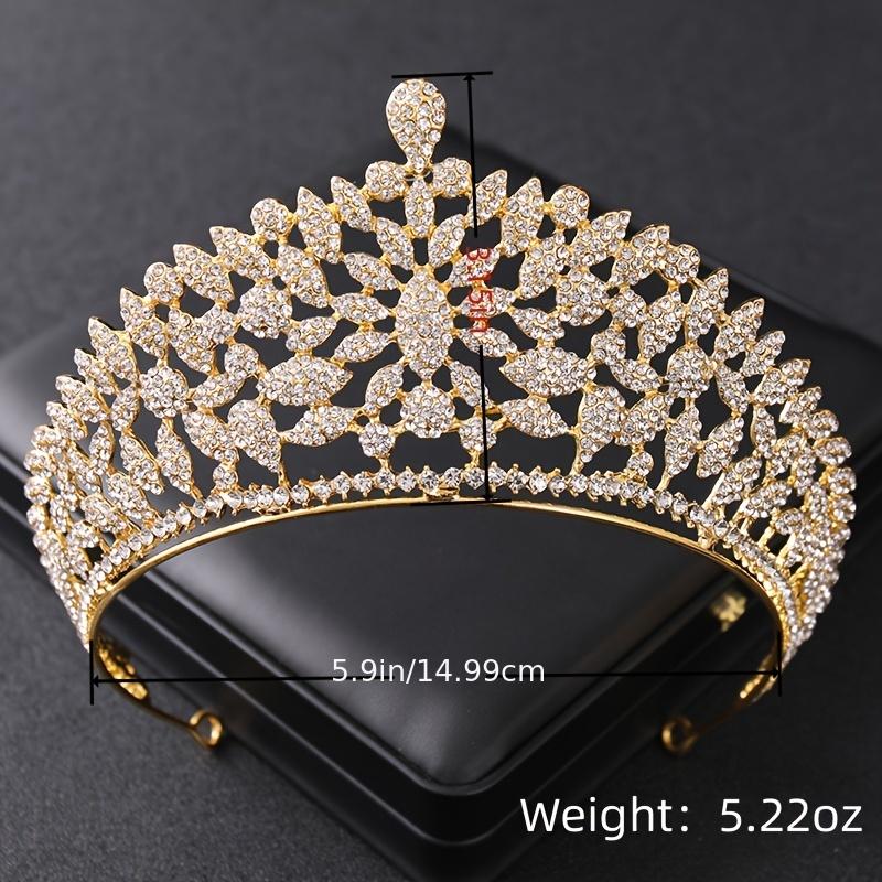 Wedding Tiara Silver Crown Quinceanera Crown Birthday Girl Tiara