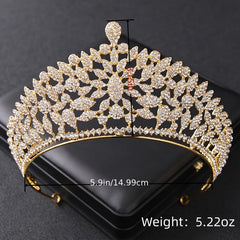 Wedding Tiara Silver Crown Quinceanera Crown Birthday Girl Tiara