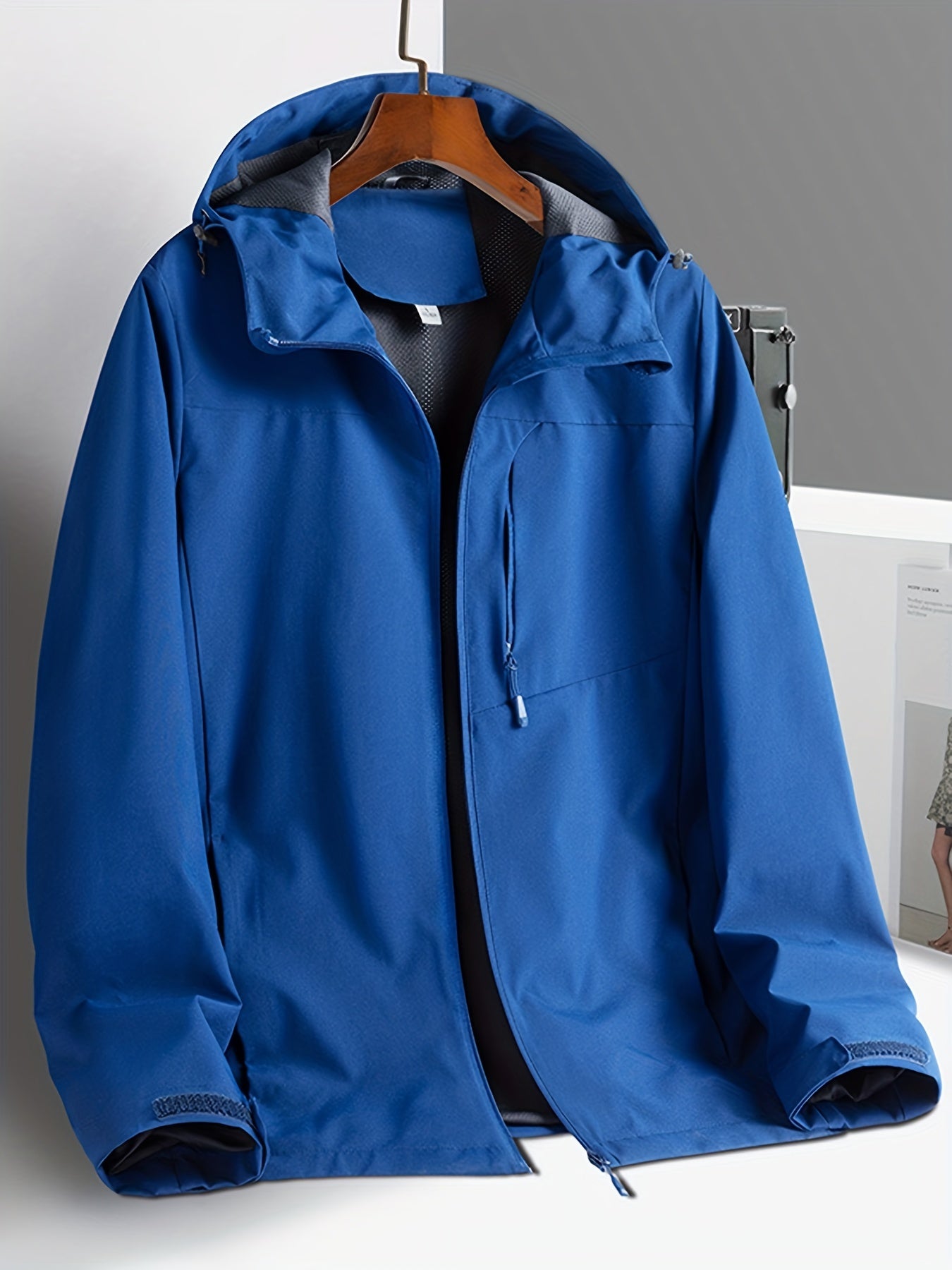 Women's Hooded Zip Up Jacket Solid