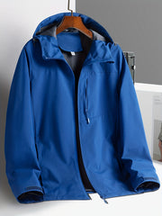 Women's Hooded Zip Up Jacket Solid