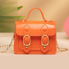 Girls Mini Crossbody Bag PVC Jelly Bag With Magnetic Snap
