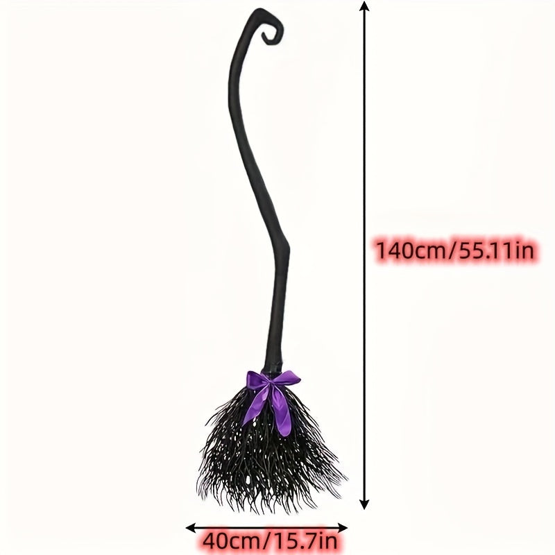 Halloween Witch Broom Decoration Props - Magic Broom Props