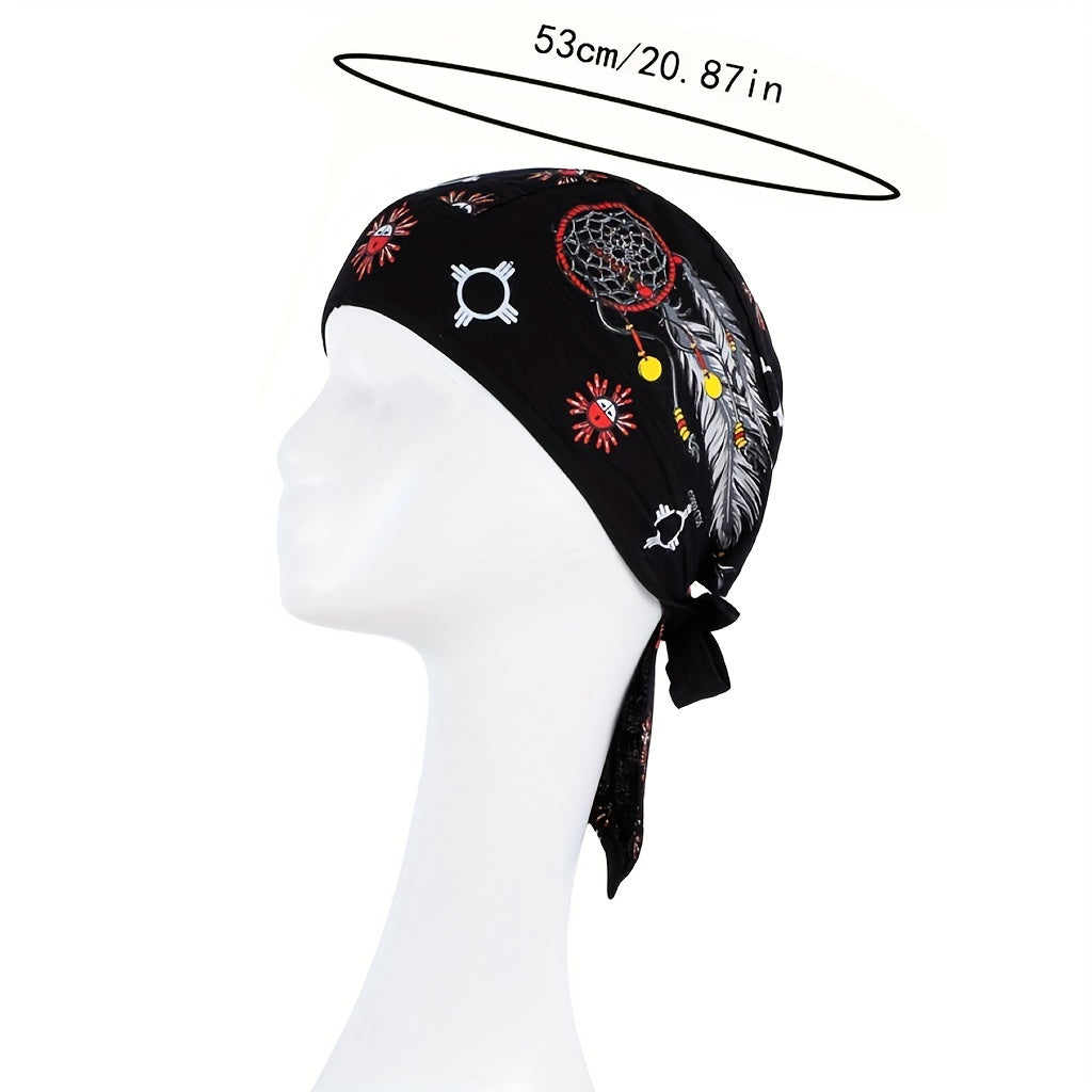 Casual Cycling Printed Sweat-absorbing Hat for Outdoor Running