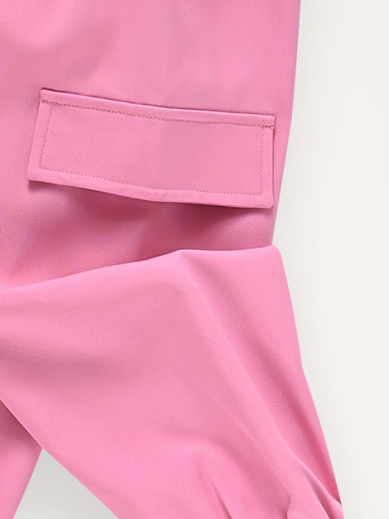 Kid Girls' Flap Pockets Casual Jogger Pants