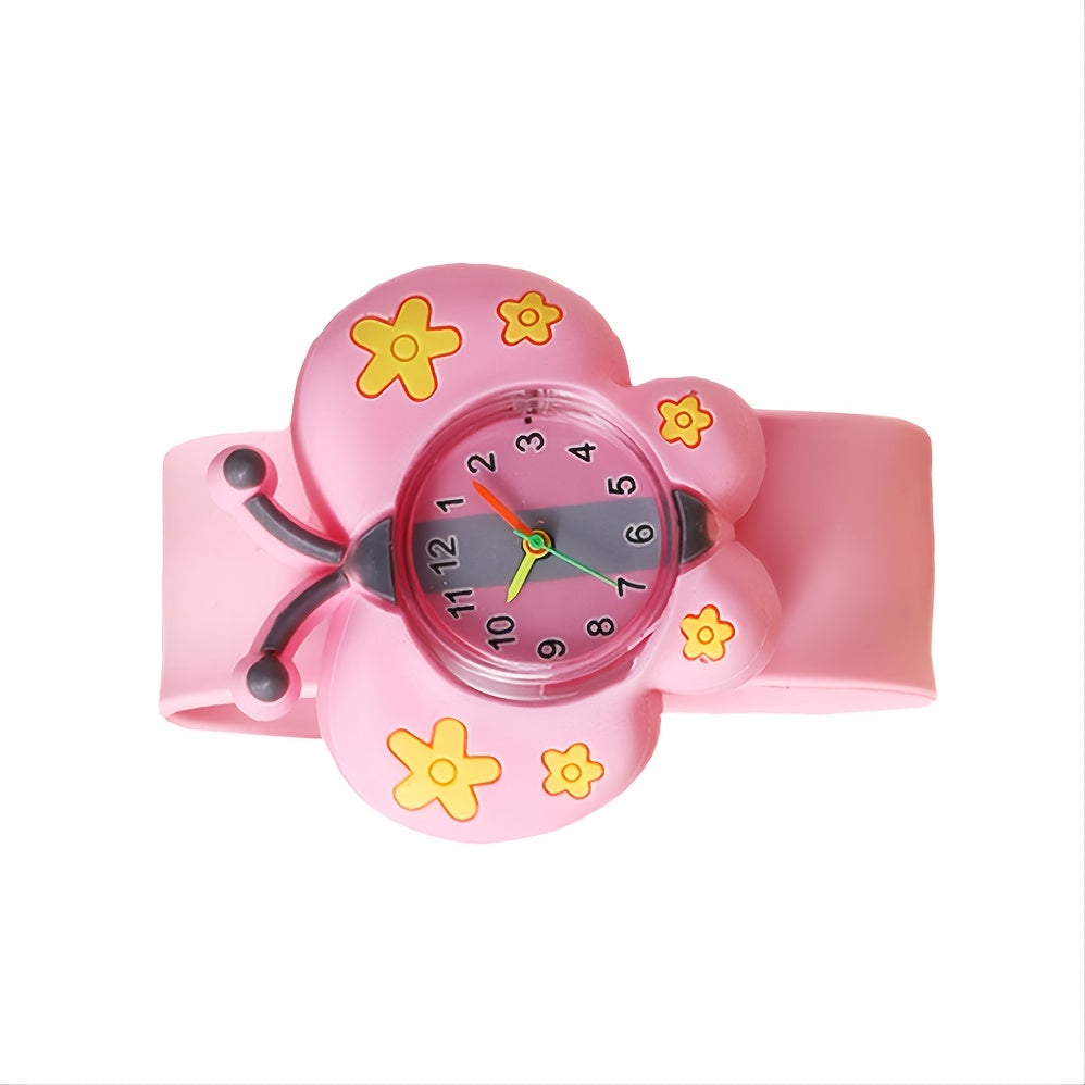 Girls Cartoon Rubber Quartz Watch Children Gift