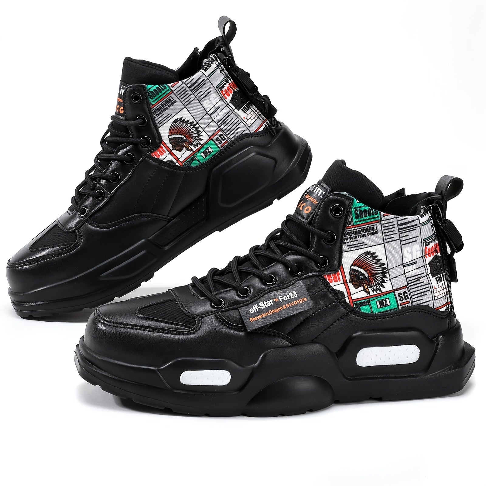 Men's Graffiti Lightweight High Top Shoes